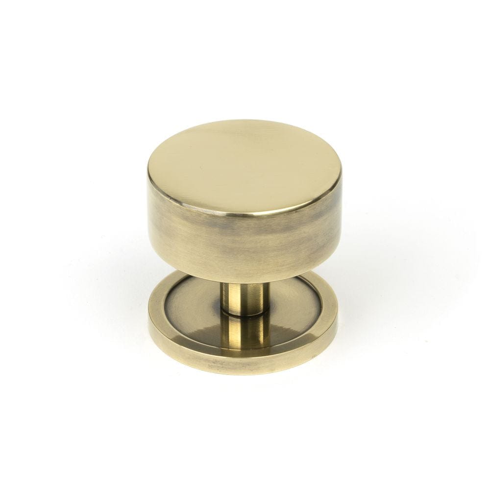 From The Anvil Cabinet Hardware Aged Brass / Cabinet Knobs / 38mm Dia. From The Anvil - Aged Brass Kelso Cabinet Knob - 38mm (Plain)