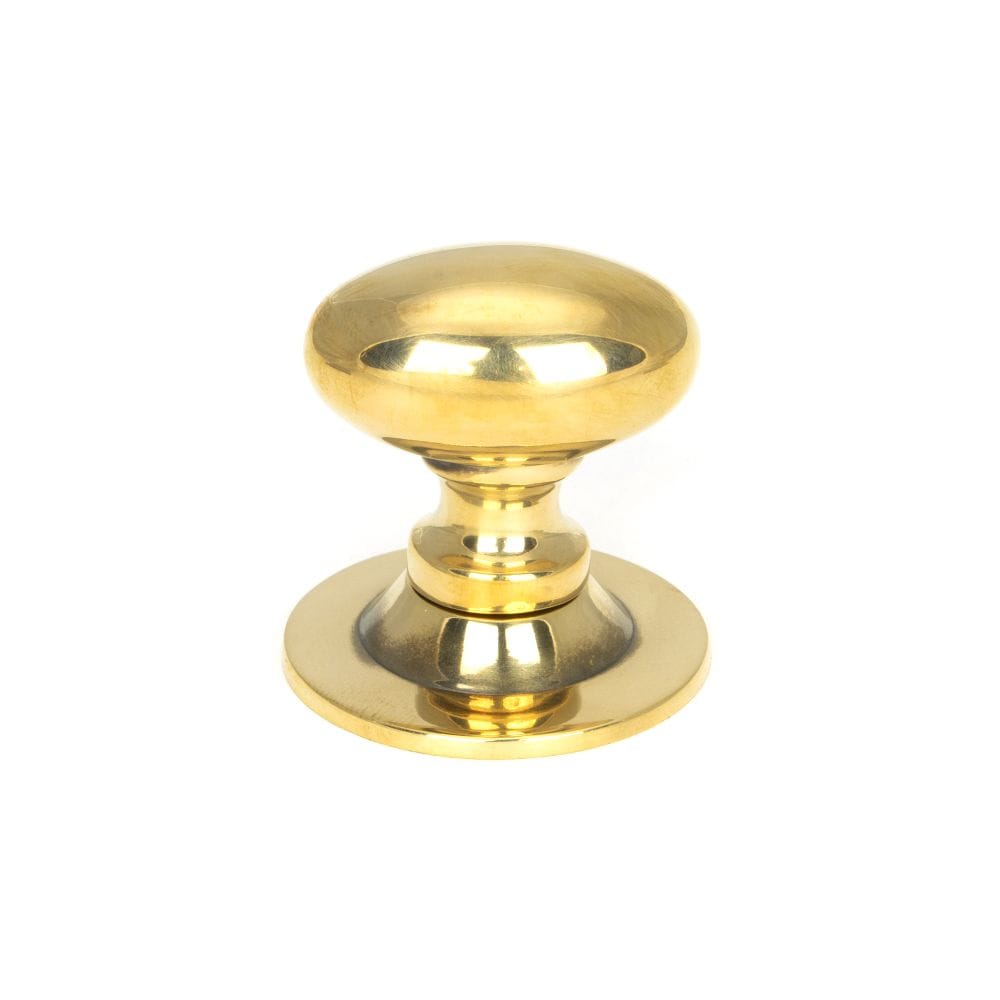From The Anvil Cabinet Hardware Aged Brass / Cabinet Knobs / 40mm Dia. From The Anvil - Aged Brass Oval Cabinet Knob 40mm