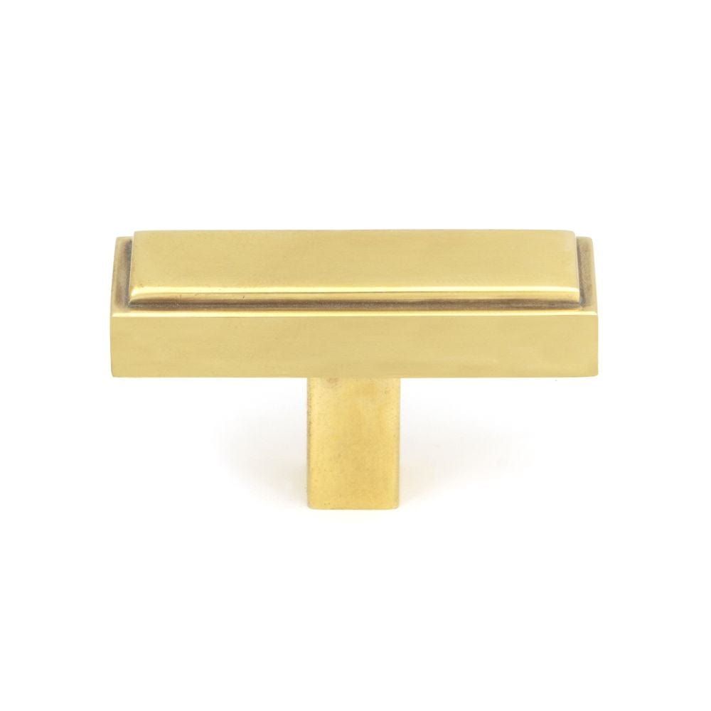 From The Anvil Cabinet Hardware Aged Brass / Cabinet T-Pulls From The Anvil - Aged Brass Scully T-Bar