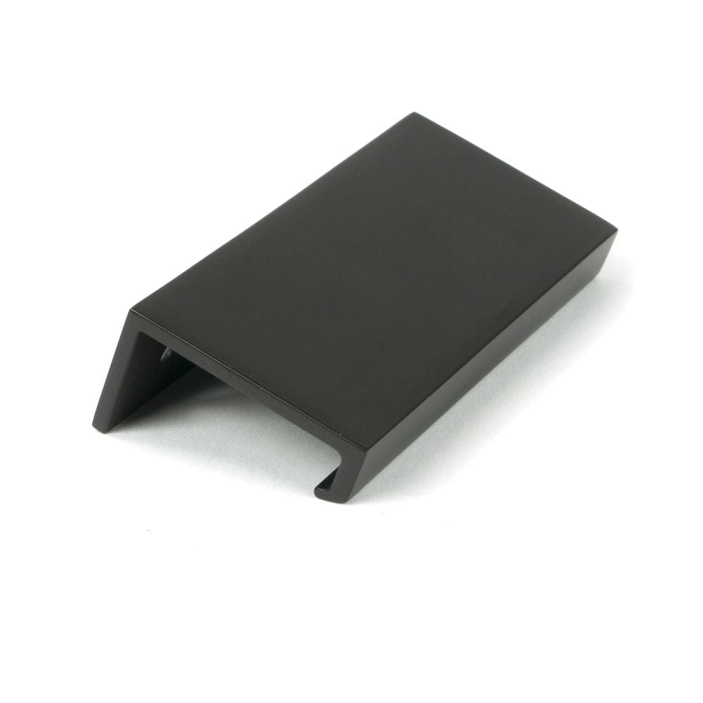 From The Anvil Cabinet Hardware Aged Bronze / Edge Pull / 100mm From The Anvil - Aged Bronze 100mm Plain Edge Pull