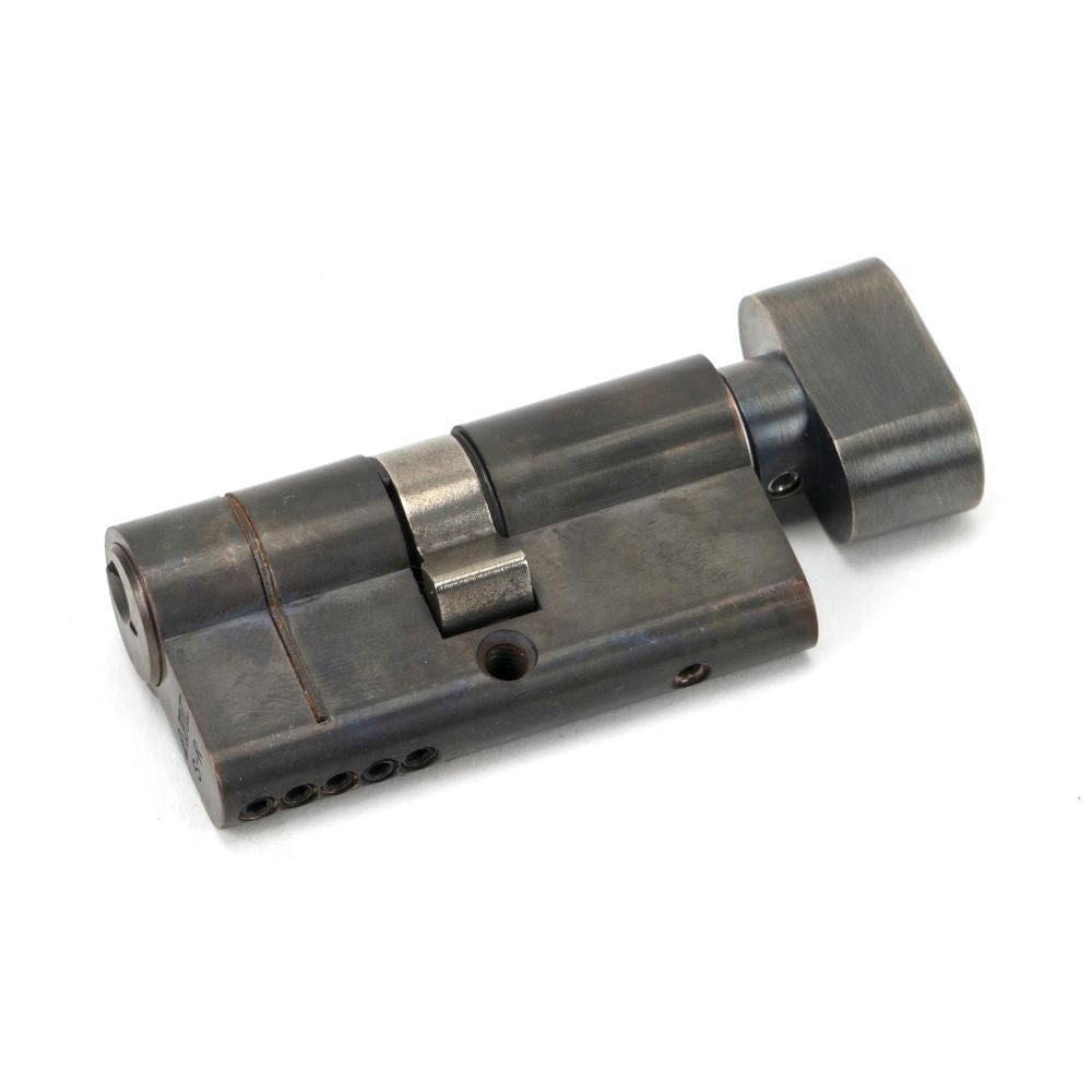 From The Anvil Locks & Latches Aged Bronze / Euro Cylinder & Turn / 30 x 30mm From The Anvil - Aged Bronze 30/30 5pin Euro Cylinder/Thumbturn