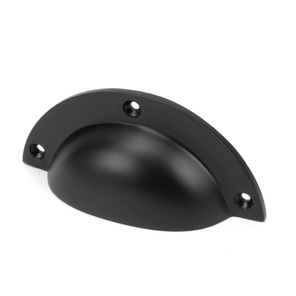 From The Anvil Cabinet Hardware Aged Bronze / Cabinet Cup Pulls From The Anvil - Aged Bronze 4" Plain Drawer Pull