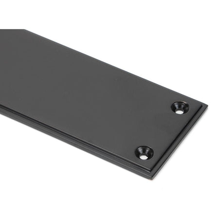 From The Anvil Door Furniture Aged Bronze / Finger Plates / 425 x 65mm From The Anvil - Aged Bronze 425mm Art Deco Fingerplate