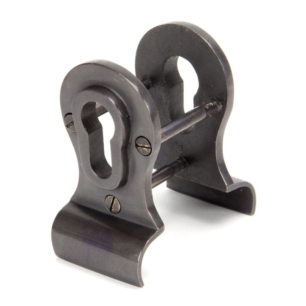 From The Anvil Door Furniture Aged Bronze / Euro Profile Cylinder Pull From The Anvil - Aged Bronze 50mm Euro Door Pull (Back to Back fixings)