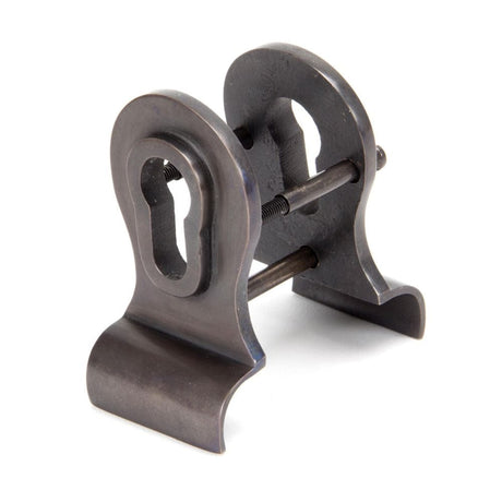 From The Anvil Door Furniture Aged Bronze / Euro Profile Cylinder Pull From The Anvil - Aged Bronze 50mm Euro Door Pull (Back to Back fixings)