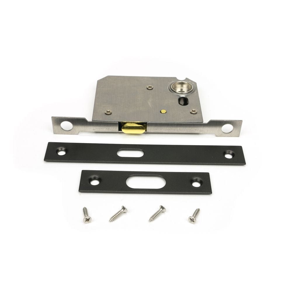 From The Anvil Locks & Latches Aged Bronze / Sliding Door Locks From The Anvil - Aged Bronze 50mm Sliding Door Lock