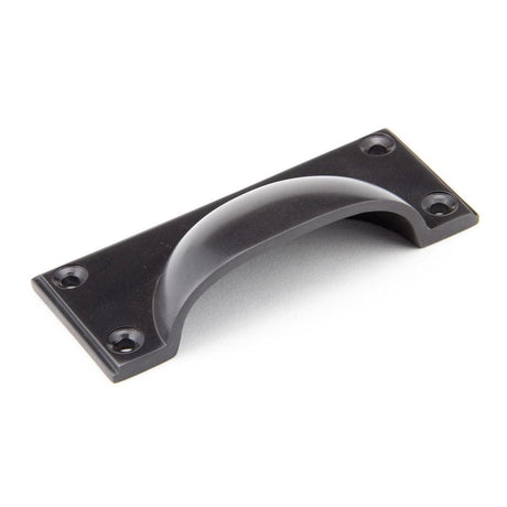 From The Anvil Cabinet Hardware Aged Bronze / Cabinet Cup Pulls From The Anvil - Aged Bronze Art Deco Drawer Pull