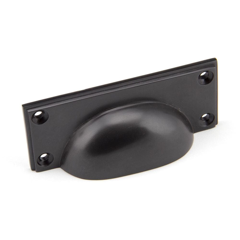 From The Anvil Cabinet Hardware Aged Bronze / Cabinet Cup Pulls From The Anvil - Aged Bronze Art Deco Drawer Pull