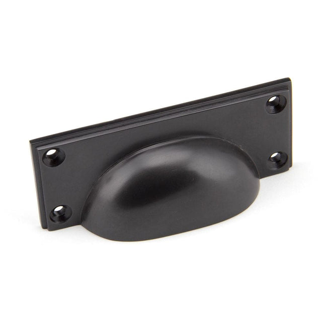 From The Anvil Cabinet Hardware Aged Bronze / Cabinet Cup Pulls From The Anvil - Aged Bronze Art Deco Drawer Pull