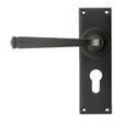 From The Anvil Door Furniture Aged Bronze / Euro Profile Lock Handles From The Anvil - Aged Bronze Avon Lever Euro Lock Set
