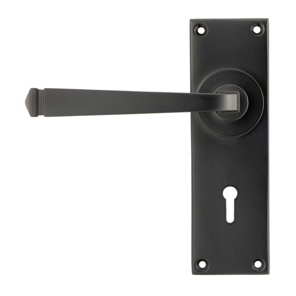 From The Anvil Door Furniture Aged Bronze / Std. Lock Handles From The Anvil - Aged Bronze Avon Lever Lock Set