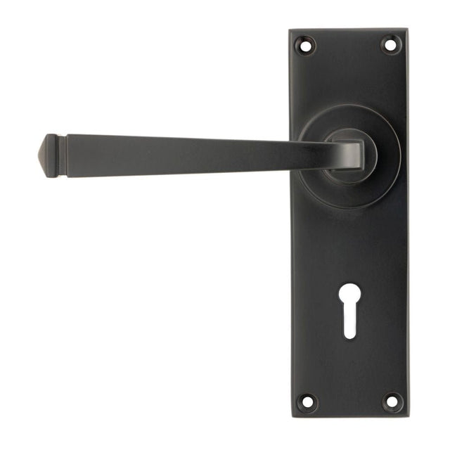 From The Anvil Door Furniture Aged Bronze / Std. Lock Handles From The Anvil - Aged Bronze Avon Lever Lock Set