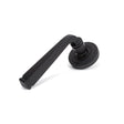 From The Anvil Door Furniture Aged Bronze / Round Rose From The Anvil - Aged Bronze Avon Round Lever on Rose Set (Art Deco)