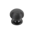 From The Anvil Cabinet Hardware Aged Bronze / Cabinet Knobs / 30mm Dia. From The Anvil - Aged Bronze Beehive Cabinet Knob 30mm