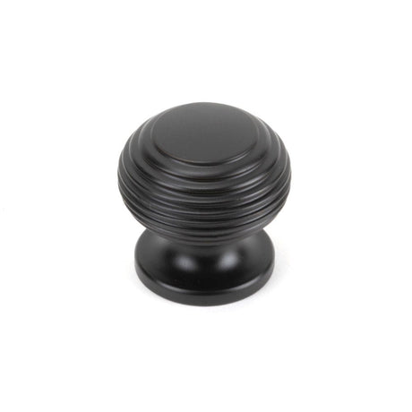 From The Anvil Cabinet Hardware Aged Bronze / Cabinet Knobs / 30mm Dia. From The Anvil - Aged Bronze Beehive Cabinet Knob 30mm