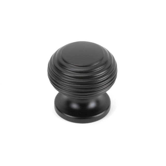 From The Anvil Cabinet Hardware Aged Bronze / Cabinet Knobs / 30mm Dia. From The Anvil - Aged Bronze Beehive Cabinet Knob 30mm