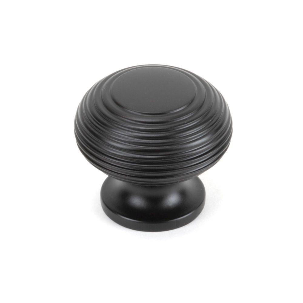 From The Anvil Cabinet Hardware Aged Bronze / Cabinet Knobs / 40mm Dia. From The Anvil - Aged Bronze Beehive Cabinet Knob 40mm
