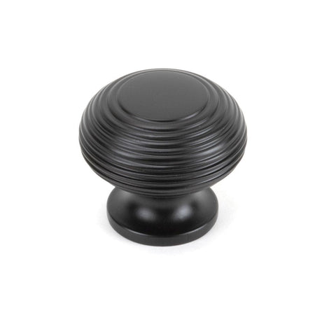 From The Anvil Cabinet Hardware Aged Bronze / Cabinet Knobs / 40mm Dia. From The Anvil - Aged Bronze Beehive Cabinet Knob 40mm