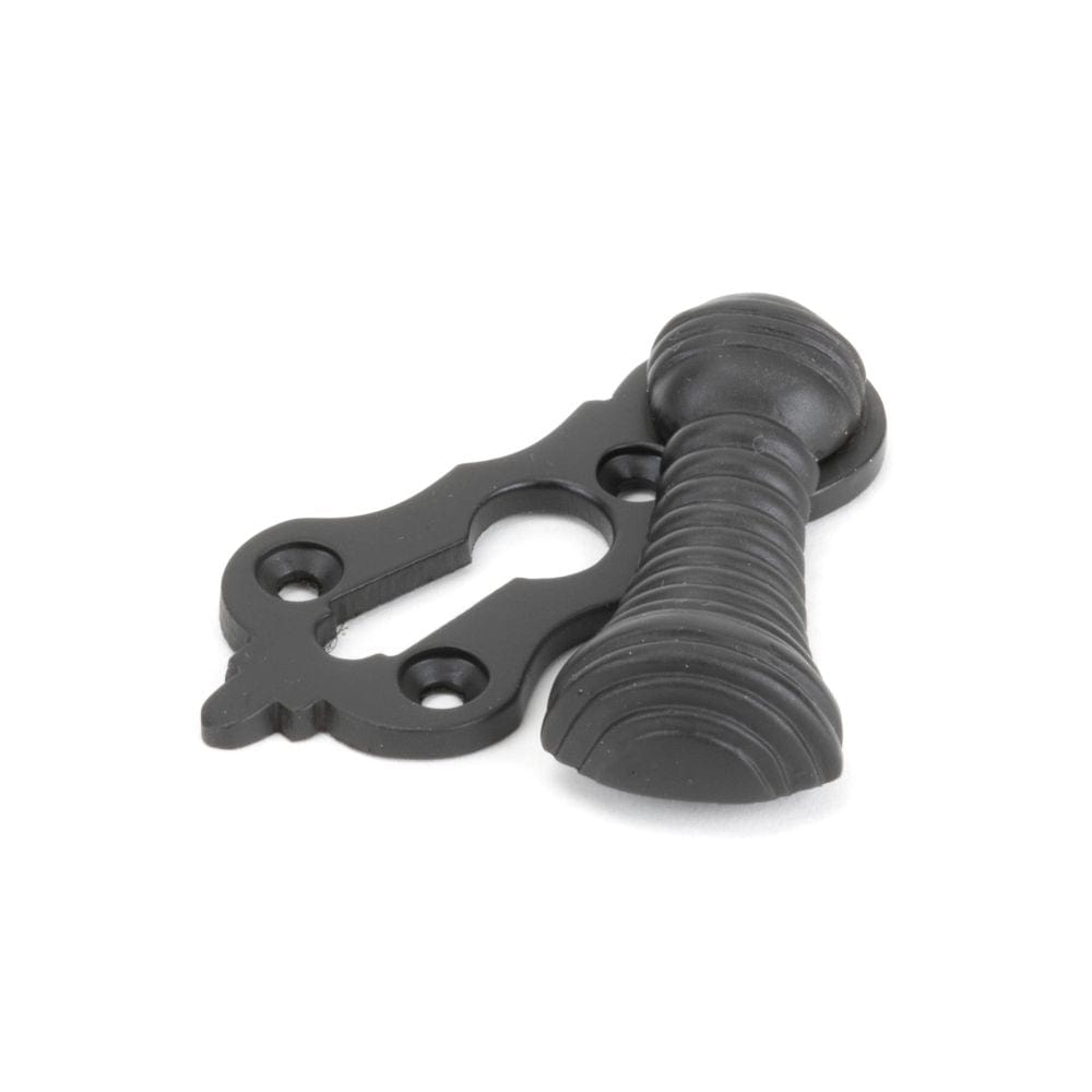 From The Anvil Door Furniture Aged Bronze / Mortice Key Profile Escutcheons From The Anvil - Aged Bronze Beehive Escutcheon