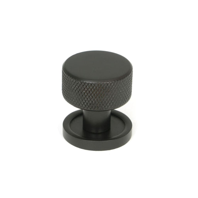 From The Anvil Cabinet Hardware Aged Bronze / Cabinet Knobs / 25mm Dia. From The Anvil - Aged Bronze Brompton Cabinet Knob - 25mm (Plain)