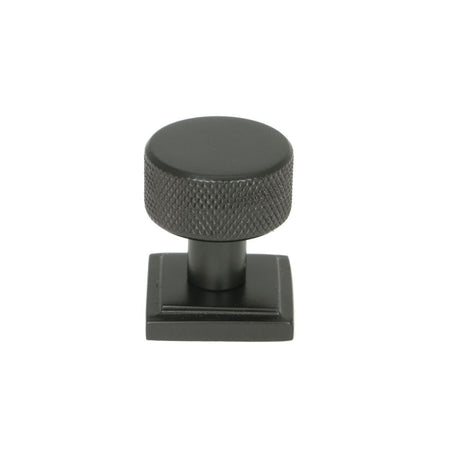 From The Anvil Cabinet Hardware Aged Bronze / Cabinet Knobs / 25mm Dia. From The Anvil - Aged Bronze Brompton Cabinet Knob - 25mm (Square)