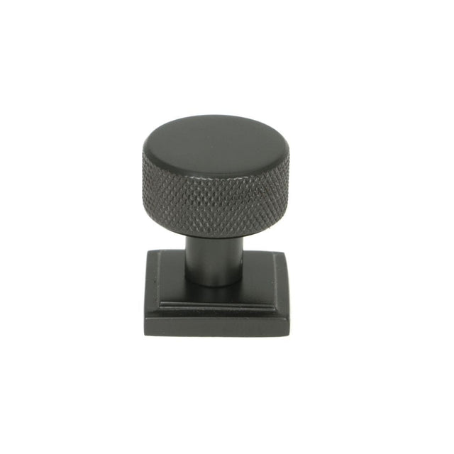From The Anvil Cabinet Hardware Aged Bronze / Cabinet Knobs / 25mm Dia. From The Anvil - Aged Bronze Brompton Cabinet Knob - 25mm (Square)