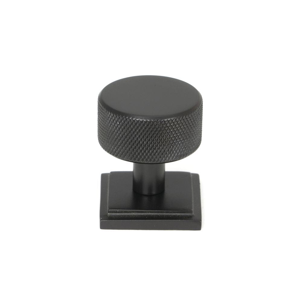 From The Anvil Cabinet Hardware Aged Bronze / Cabinet Knobs / 32mm Dia. From The Anvil - Aged Bronze Brompton Cabinet Knob - 32mm (Square)