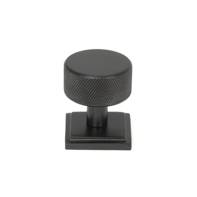 From The Anvil Cabinet Hardware Aged Bronze / Cabinet Knobs / 32mm Dia. From The Anvil - Aged Bronze Brompton Cabinet Knob - 32mm (Square)