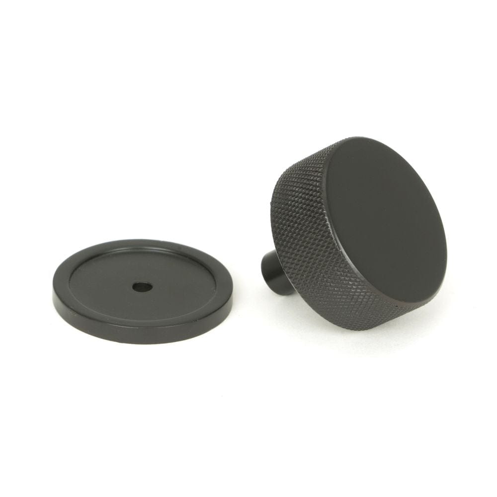 From The Anvil Cabinet Hardware Aged Bronze / Cabinet Knobs / 38mm Dia. From The Anvil - Aged Bronze Brompton Cabinet Knob - 38mm (Plain)