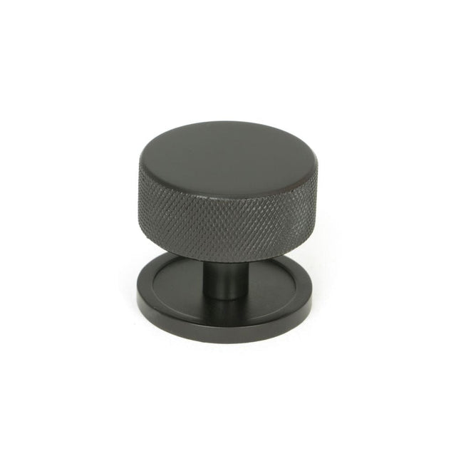 From The Anvil Cabinet Hardware Aged Bronze / Cabinet Knobs / 38mm Dia. From The Anvil - Aged Bronze Brompton Cabinet Knob - 38mm (Plain)