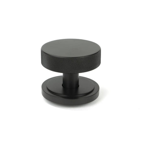 From The Anvil Door Furniture Aged Bronze / Art Deco Centre Door Knob From The Anvil - Aged Bronze Brompton Centre Door Knob (Art Deco)