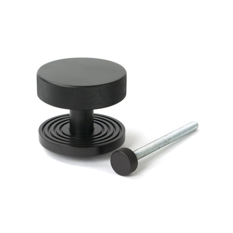 From The Anvil Door Furniture Aged Bronze / Beehive Centre Door Knob From The Anvil - Aged Bronze Brompton Centre Door Knob (Beehive)