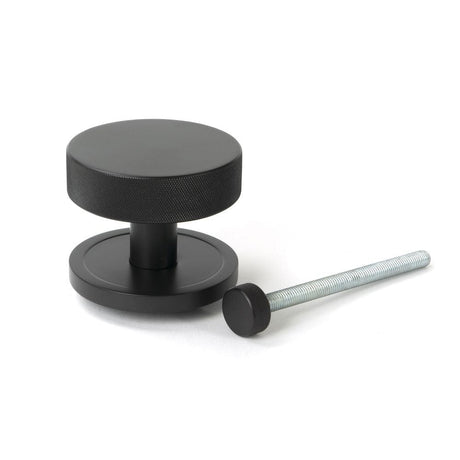 From The Anvil Door Furniture Aged Bronze From The Anvil - Aged Bronze Brompton Centre Door Knob (Plain)