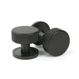 From The Anvil Door Furniture Aged Bronze / Mortice/Rim Knobs From The Anvil - Aged Bronze Brompton Mortice/Rim Knob Set (Plain)