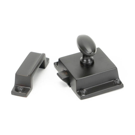 From The Anvil Cabinet Hardware Aged Bronze / Cabinet Turn Catch From The Anvil - Aged Bronze Cabinet Latch