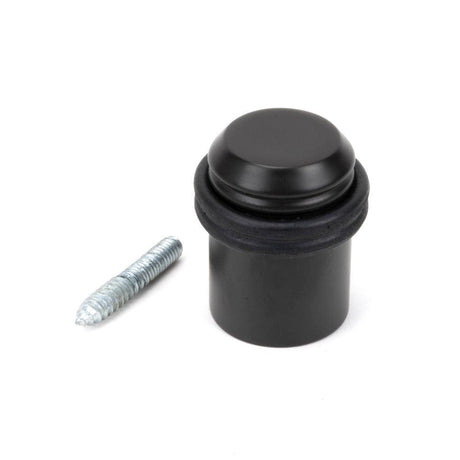 From The Anvil Door Furniture Aged Bronze / Floor Door Stop From The Anvil - Aged Bronze Floor Mounted Door Stop