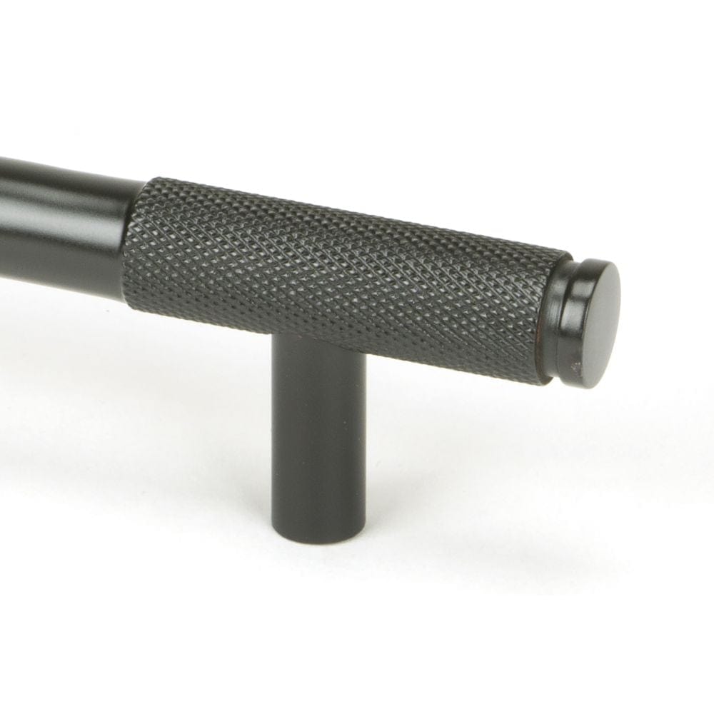 From The Anvil Cabinet Hardware Aged Bronze / Cabinet Pull Handles / Small From The Anvil - Aged Bronze Half Brompton Pull Handle - Small