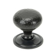 From The Anvil Cabinet Hardware Aged Bronze / Cabinet Knobs / 38mm Dia. From The Anvil - Aged Bronze Hammered Mushroom Cabinet Knob 38mm