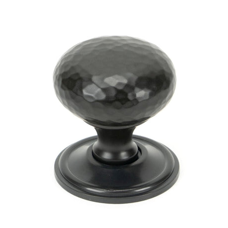 From The Anvil Cabinet Hardware Aged Bronze / Cabinet Knobs / 38mm Dia. From The Anvil - Aged Bronze Hammered Mushroom Cabinet Knob 38mm