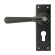 From The Anvil Door Furniture Aged Bronze / Euro Profile Lock Handles From The Anvil - Aged Bronze Hammered Newbury Lever Euro Lock Set