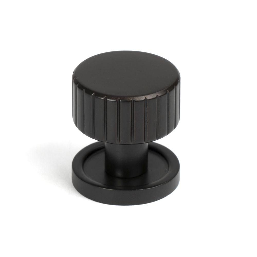 From The Anvil Cabinet Hardware Aged Bronze / Cabinet Knobs / 25mm Dia. From The Anvil - Aged Bronze Judd Cabinet Knob - 25mm (Plain)