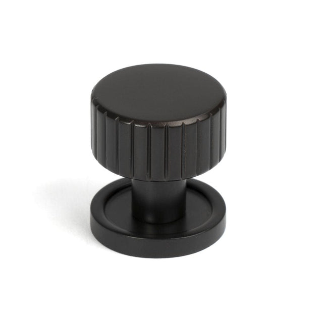 From The Anvil Cabinet Hardware Aged Bronze / Cabinet Knobs / 25mm Dia. From The Anvil - Aged Bronze Judd Cabinet Knob - 25mm (Plain)