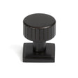 From The Anvil Cabinet Hardware Aged Bronze / Cabinet Knobs / 25mm Dia. From The Anvil - Aged Bronze Judd Cabinet Knob - 25mm (Square)