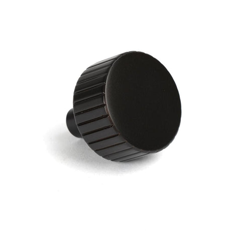 From The Anvil Cabinet Hardware Aged Bronze / Cabinet Knobs / 32mm Dia. From The Anvil - Aged Bronze Judd Cabinet Knob - 32mm (No rose)