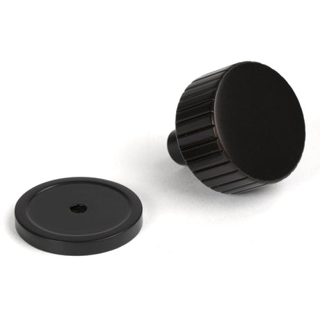 From The Anvil Cabinet Hardware Aged Bronze / Cabinet Knobs / 32mm Dia. From The Anvil - Aged Bronze Judd Cabinet Knob - 32mm (Plain)