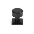 From The Anvil Cabinet Hardware Aged Bronze / Cabinet Knobs / 25mm Dia. From The Anvil - Aged Bronze Kelso Cabinet Knob - 25mm (Square)