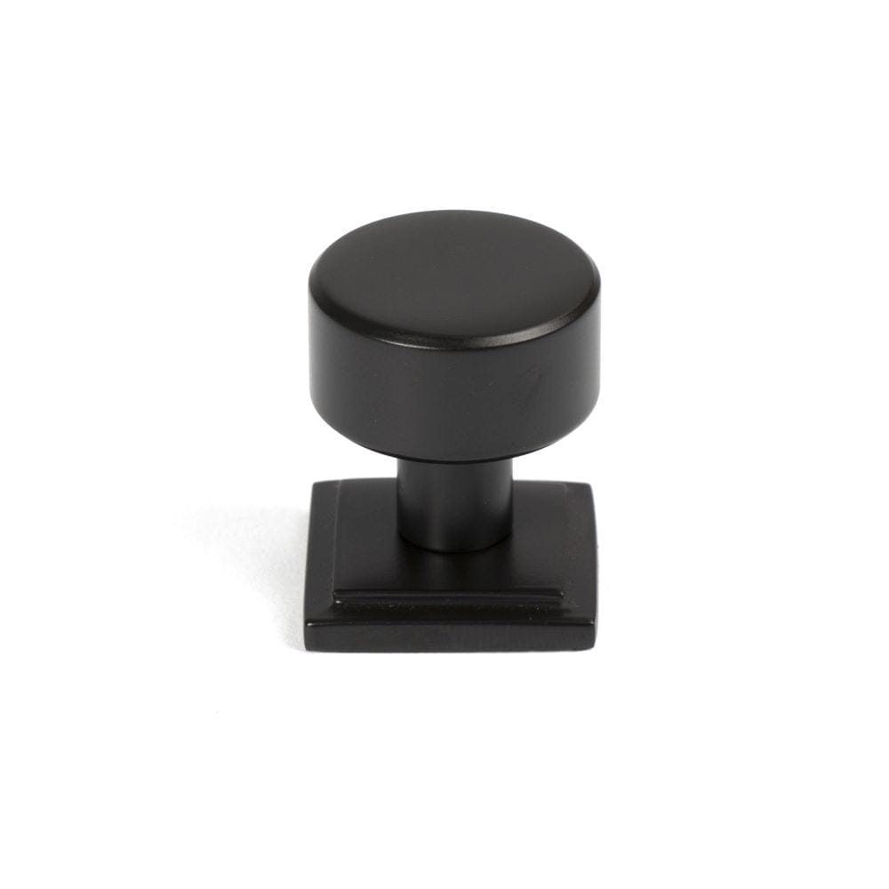 From The Anvil Cabinet Hardware Aged Bronze / Cabinet Knobs / 25mm Dia. From The Anvil - Aged Bronze Kelso Cabinet Knob - 25mm (Square)