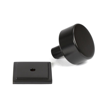 From The Anvil Cabinet Hardware Aged Bronze / Cabinet Knobs / 32mm Dia. From The Anvil - Aged Bronze Kelso Cabinet Knob - 32mm (Square)