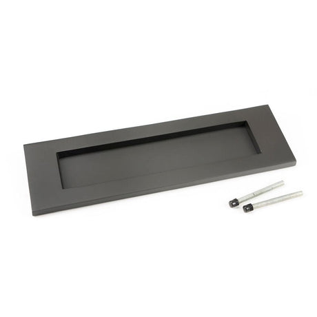 From The Anvil Door Furniture Aged Bronze / Letter Plates / 324 x 108mm From The Anvil - Aged Bronze Large Letter Plate