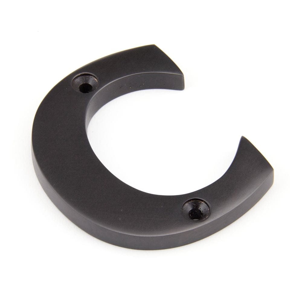 From The Anvil Door Furniture Aged Bronze / Letters / C From The Anvil - Aged Bronze Letter C